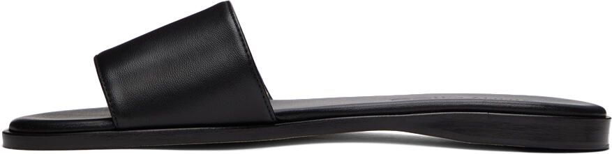Jimmy Choo Black Minea Flat Sandals - Picture 3