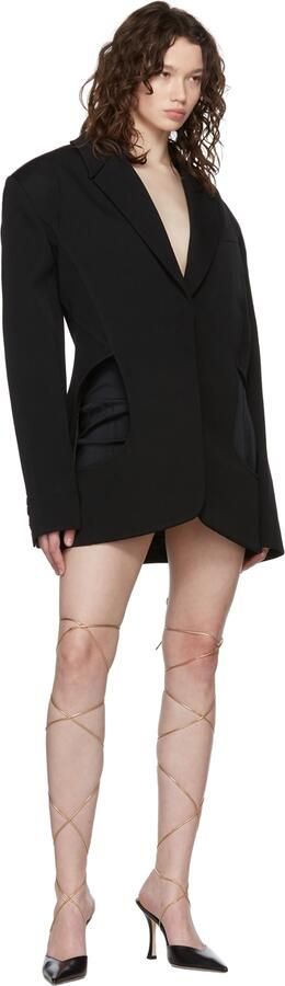 Jimmy Choo Black Mugler Edition Pump Heels - Picture 4