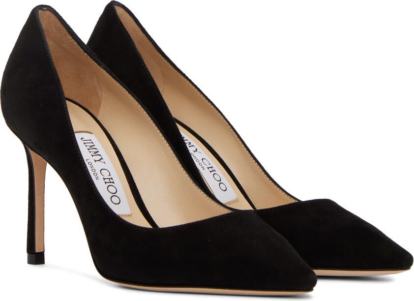 Jimmy Choo Black Romy 85 Heels - Picture 2