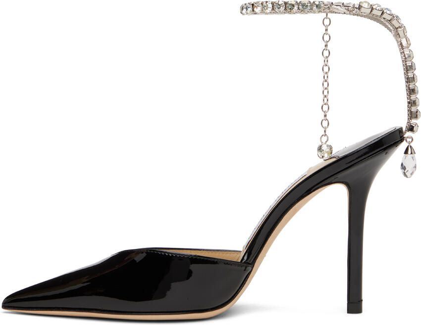 Jimmy Choo Black Saeda 100 Heels - Picture 3