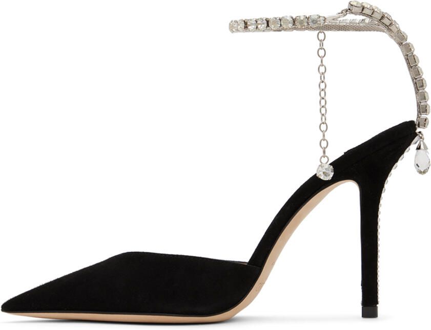 Jimmy Choo Black Saeda 100 Heels - Picture 3