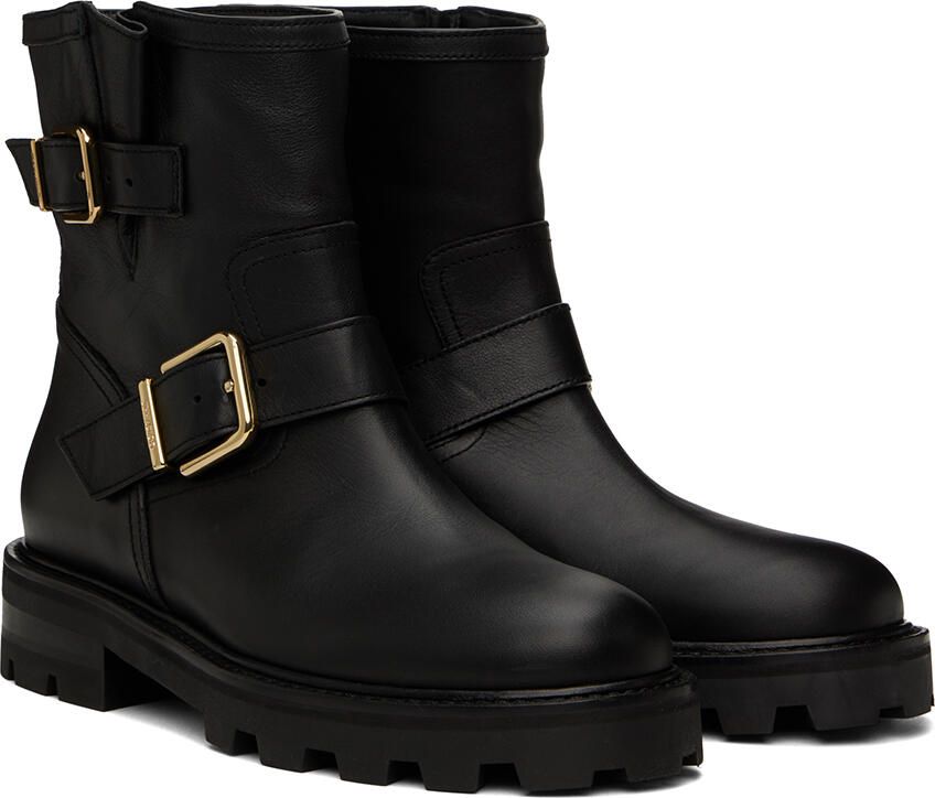 Jimmy Choo Black Youth II Boots - Picture 2