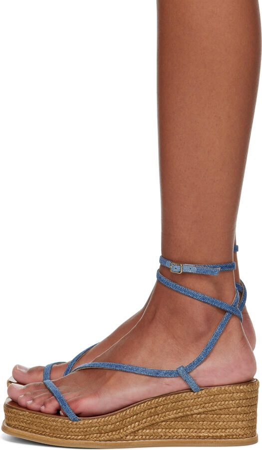 Jimmy Choo Blue Drive 60 Espadrilles - Picture 2