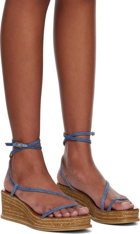 Jimmy Choo Blue Drive 60 Espadrilles