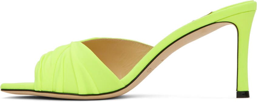 Jimmy Choo Basil 75mm open-toe mules Green - Picture 3