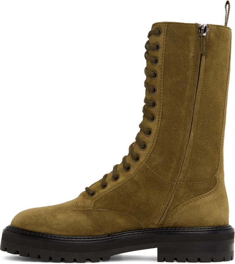 Jimmy Choo Green Cora Mid-Calf Boots