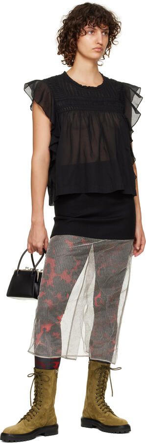 Jimmy Choo Green Cora Mid-Calf Boots - Picture 4