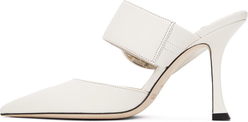 Jimmy Choo Magie pointed-toe mules White - Picture 3