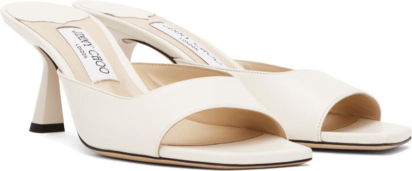 Jimmy Choo Off-White Zania 65 Heeled Sandals - Picture 2