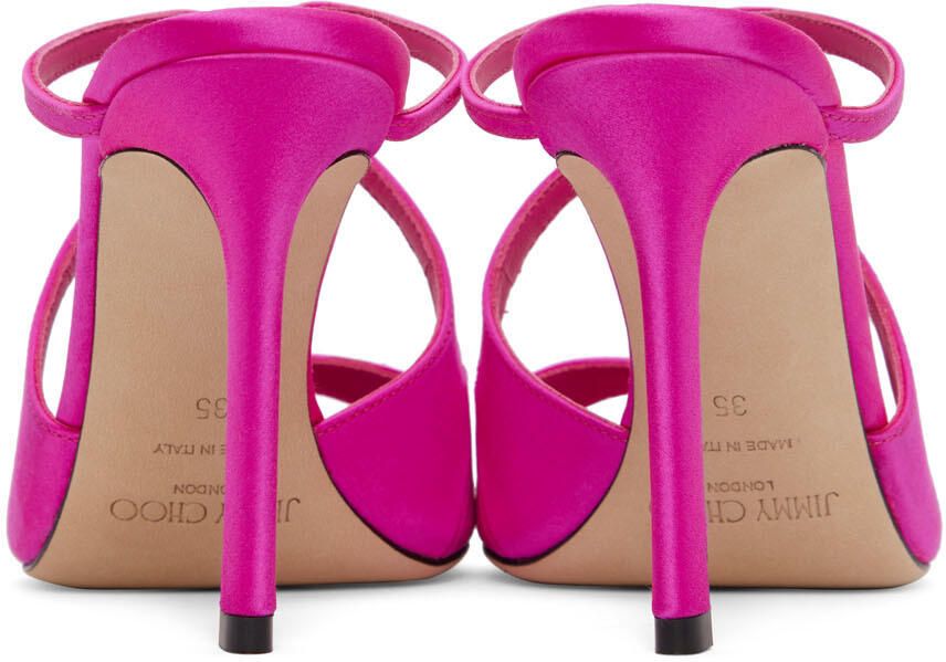Jimmy Choo Pink Anise 95 Sandals - Picture 2
