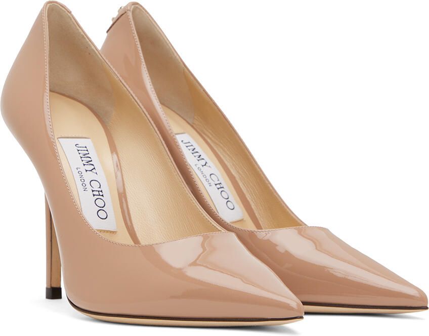 Jimmy Choo Pink Love 100 Heels - Picture 2