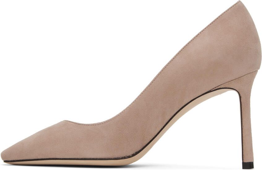 Jimmy Choo Romy 85mm suede pumps Neutrals - Picture 3