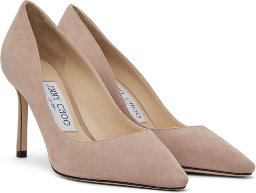 Jimmy Choo Romy 85mm suede pumps Neutrals - Picture 2