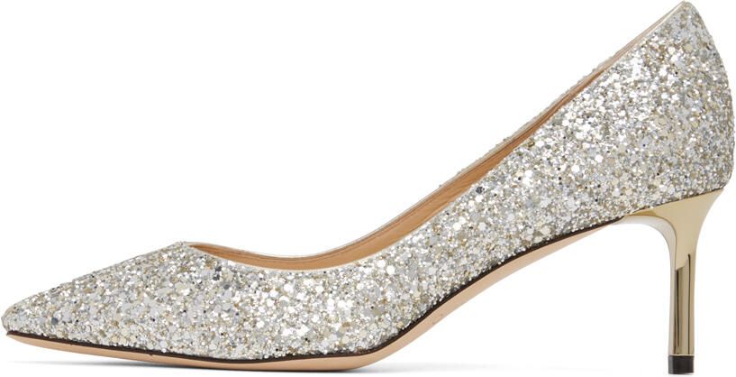 Jimmy Choo Silver Romy 60 Heels - Picture 3