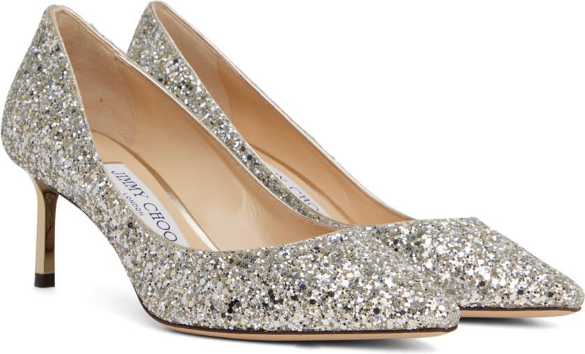 Jimmy Choo Silver Romy 60 Heels - Picture 2