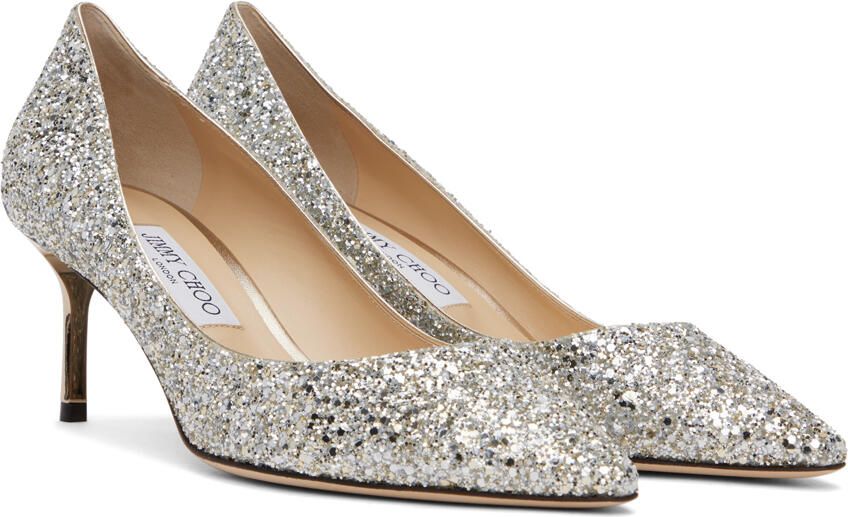 Jimmy Choo Silver Romy 60 Heels - Picture 2