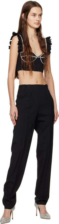 Jimmy Choo Silver Coarse Glitter Romy 85 Heels - Picture 5