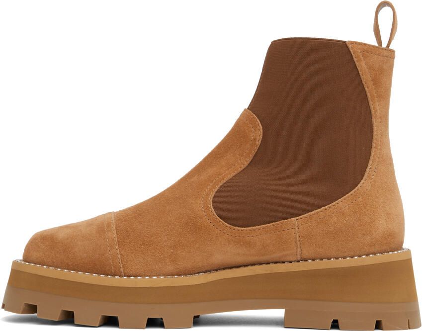 Jimmy Choo Tan Clayton Chelsea Boots - Picture 3