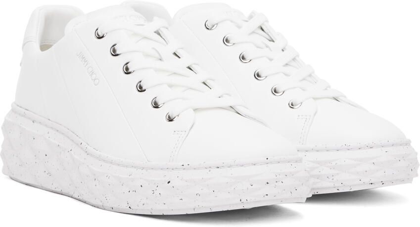 Jimmy Choo White Diamond Light Maxi Sneakers - Picture 2
