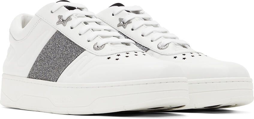Jimmy Choo White Hawaii F Sneakers - Picture 2