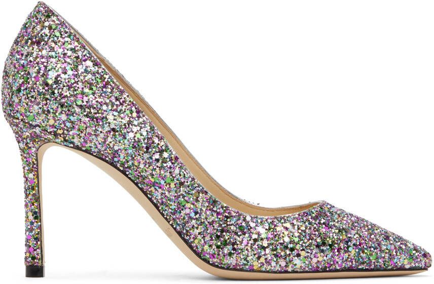 Jimmy Choo Multicolor Romy 85 Heels - Picture 5