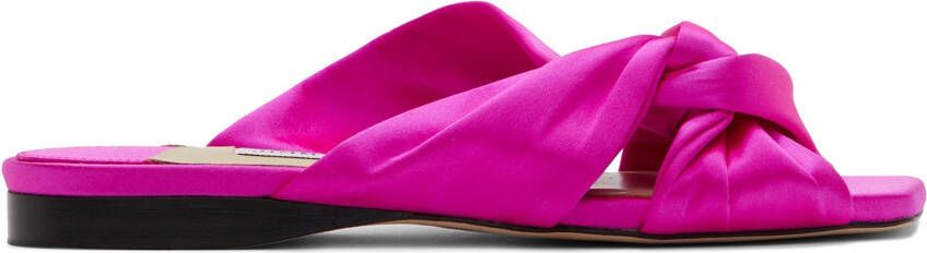 Jimmy Choo Pink Narisa Flat Sandals - Picture 5