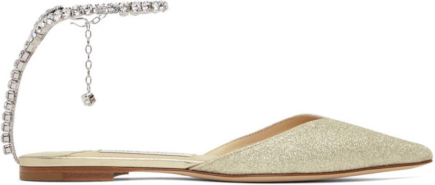 Jimmy Choo Silver Saeda Mules - Picture 4