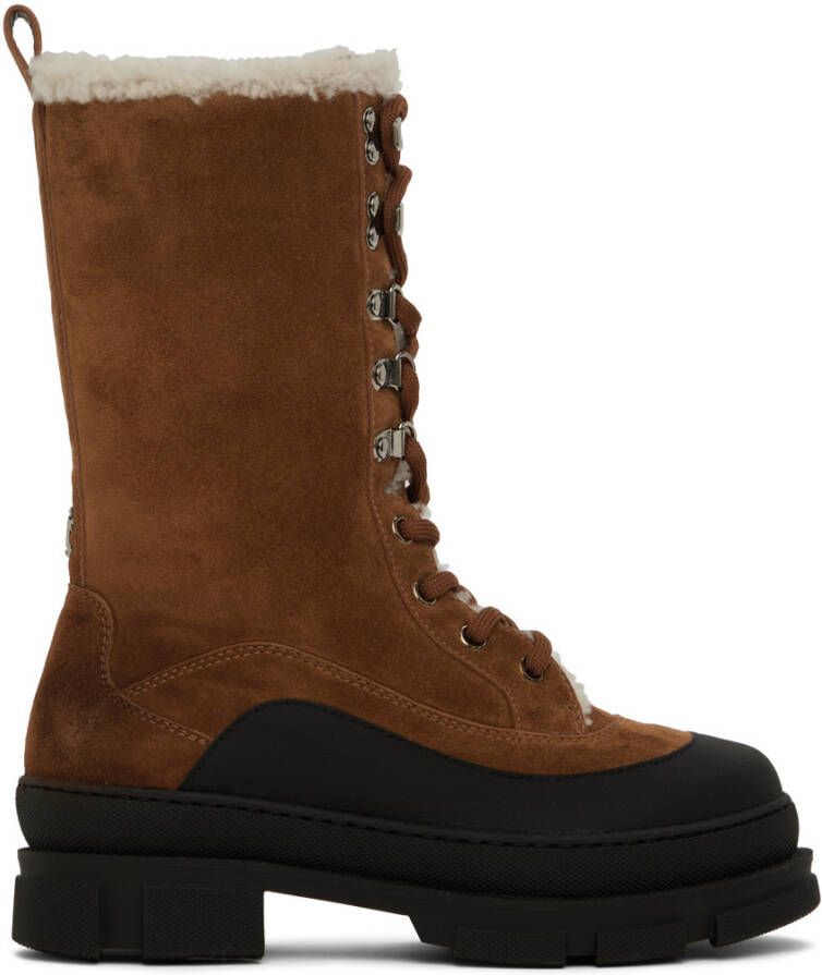 Jimmy Choo Tan Aldea Boots