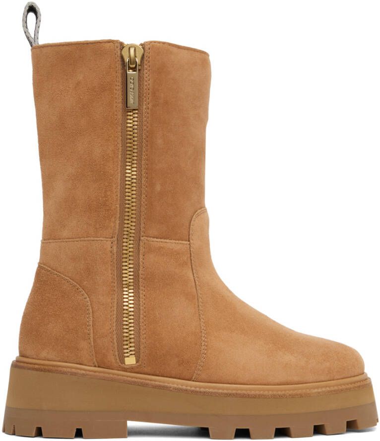 Jimmy Choo Tan Bayu Boots - Picture 5