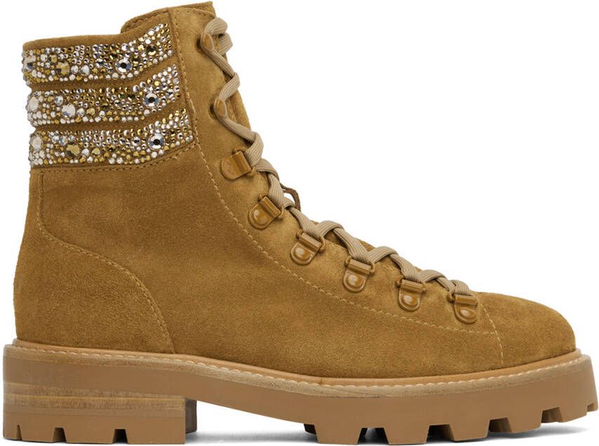 Jimmy Choo Tan Esche 65 Ankle Boots