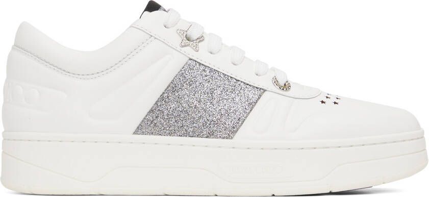 Jimmy Choo White Hawaii Sneakers - Picture 5
