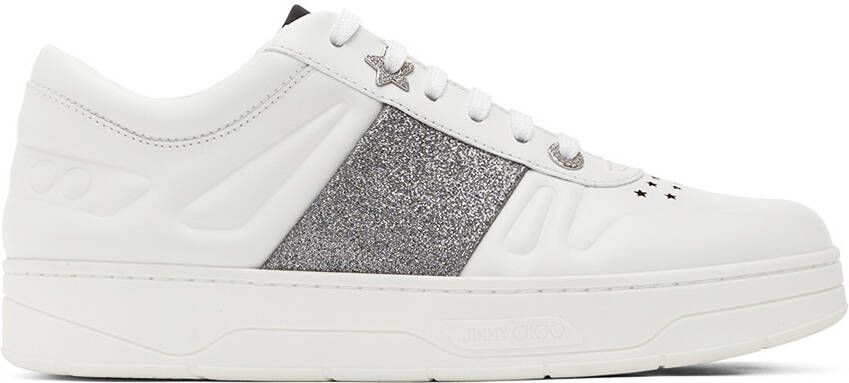 Jimmy Choo White Hawaii F Sneakers - Picture 5