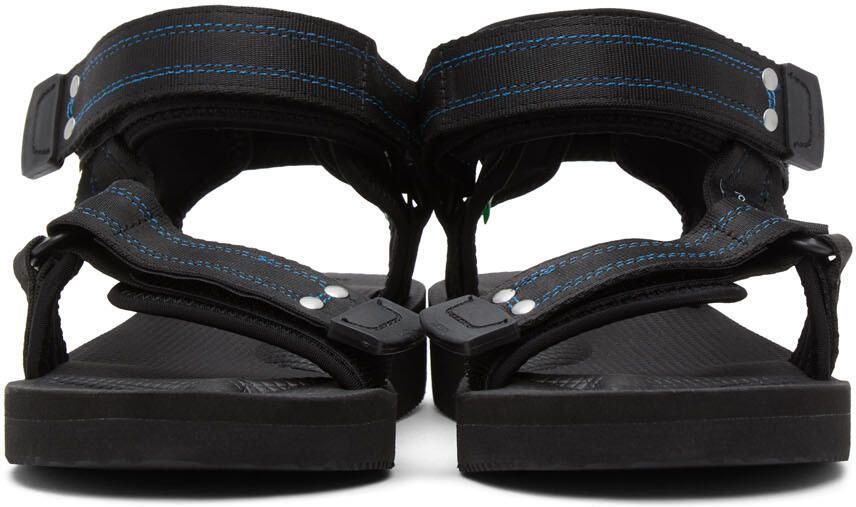 John Elliott Black Suicoke Edition Kipa-Cab Sandals - Picture 3