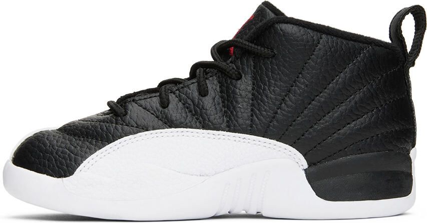 Nike Jordan Baby Black & White Jordan 12 Retro Sneakers - Picture 3