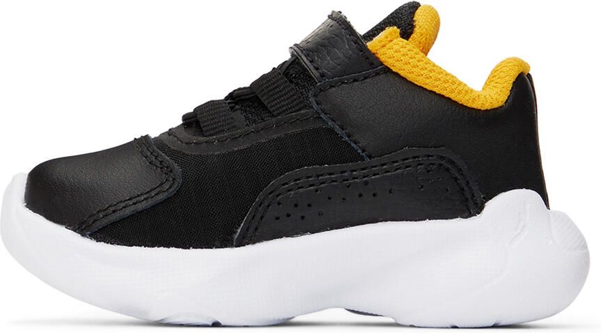 Nike Jordan Baby Black & Yellow Jordan 11 CMFT Sneakers