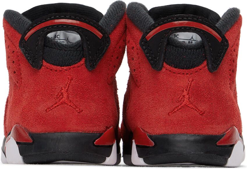 Nike Jordan Baby Red Air Jordan 6 Retro Sneakers