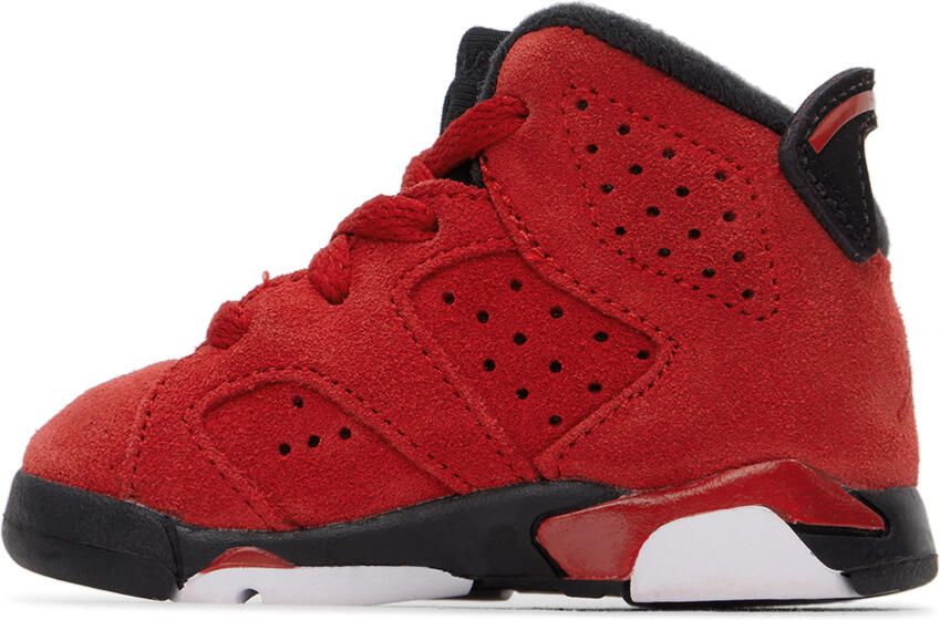 Nike Jordan Baby Red Air Jordan 6 Retro Sneakers - Picture 2