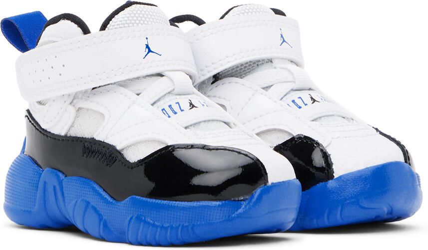 Nike Jordan Baby White & Black Jordan Pro Strong Sneakers - Picture 3