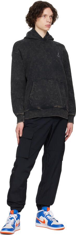 Nike Jordan Blue & White Air Jordan 1 Mid Sneakers - Picture 4