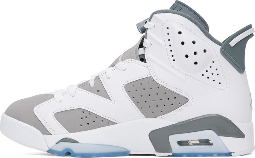Nike Jordan Gray & White Air Jordan 6 Retro Sneakers - Picture 3