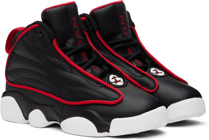 Nike Jordan Kids Black & Red Jordan Pro Strong Little Kids Sneakers - Picture 2
