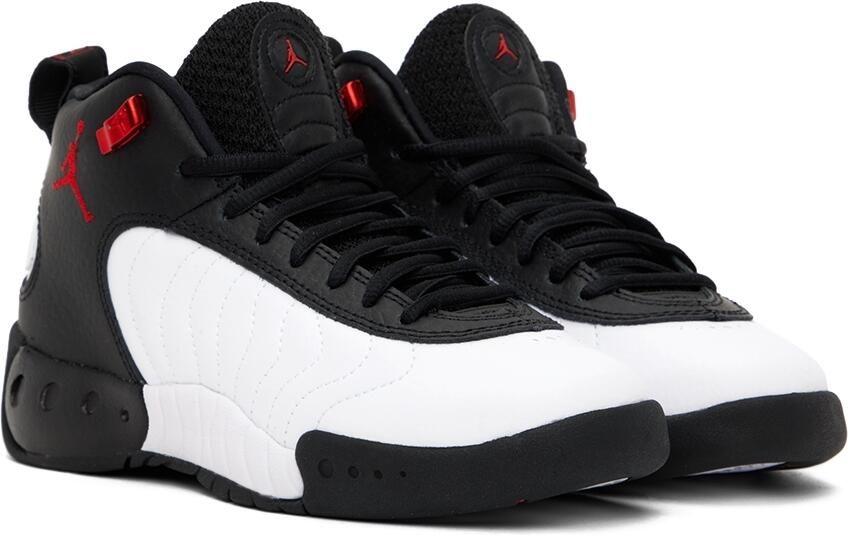 Nike Jordan Kids Black & White Jumpman Pro Big Kids Sneakers - Picture 2