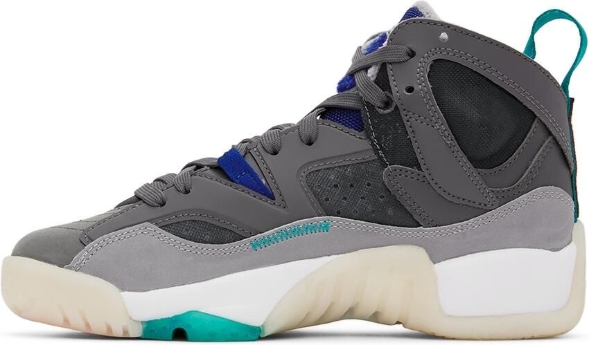 Nike Jordan Kids Gray Jumpman Two Trey Big Kids Sneakers - Picture 3