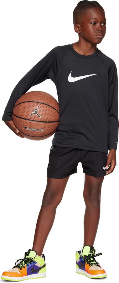 Nike Jordan Kids Multicolor Jordan 1 Mid SE Little Kids Sneakers - Picture 4