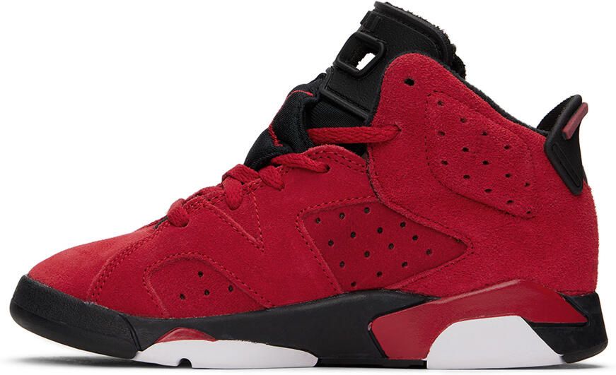 Nike Jordan Kids Red Jordan 6 Retro Little Kids Sneakers - Picture 3