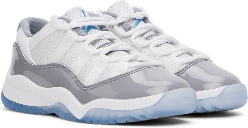 Nike Jordan Kids White & Gray Air Jordan 11 Retro Little Kids Sneakers - Picture 2