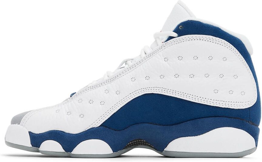 Nike Jordan Kids White & Navy Air Jordan 13 Retro Big Kids Sneakers - Picture 2