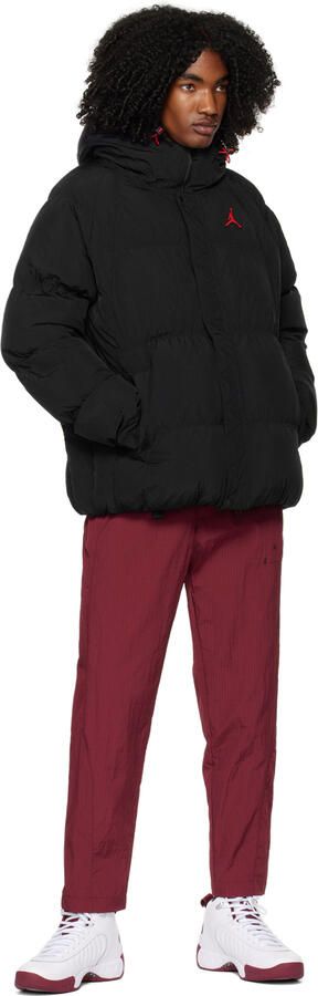 Nike Jordan White & Burgundy Jumpman Pro Sneakers - Picture 4