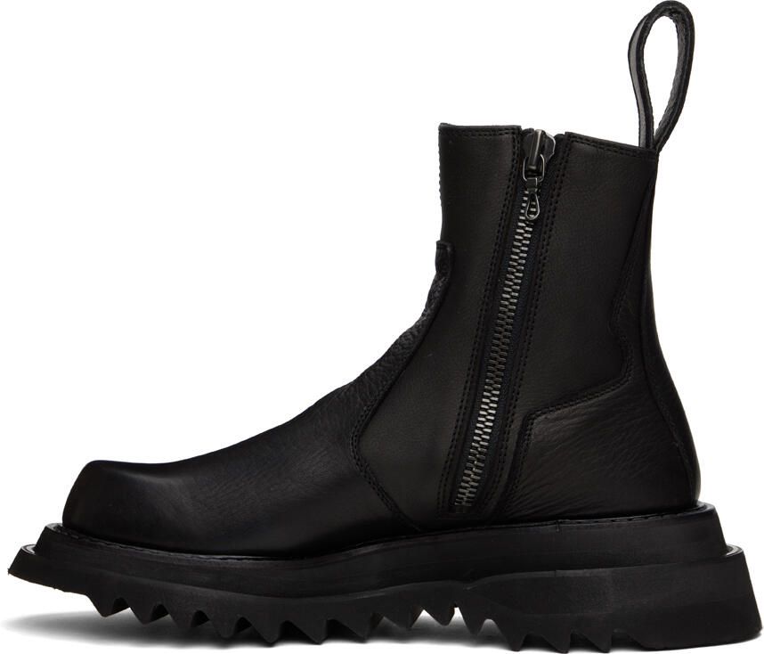 Julius Black Side Zip Boots - Picture 3