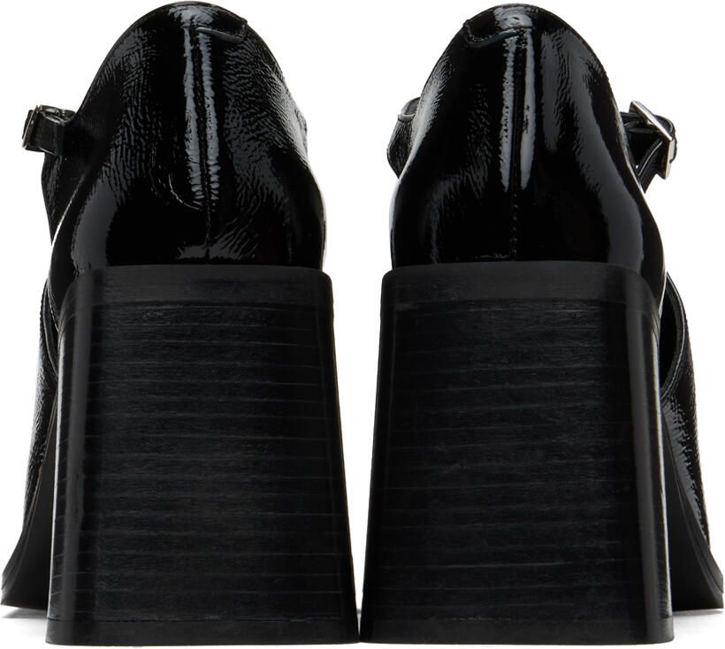 Justine Clenquet Black Kate Heels